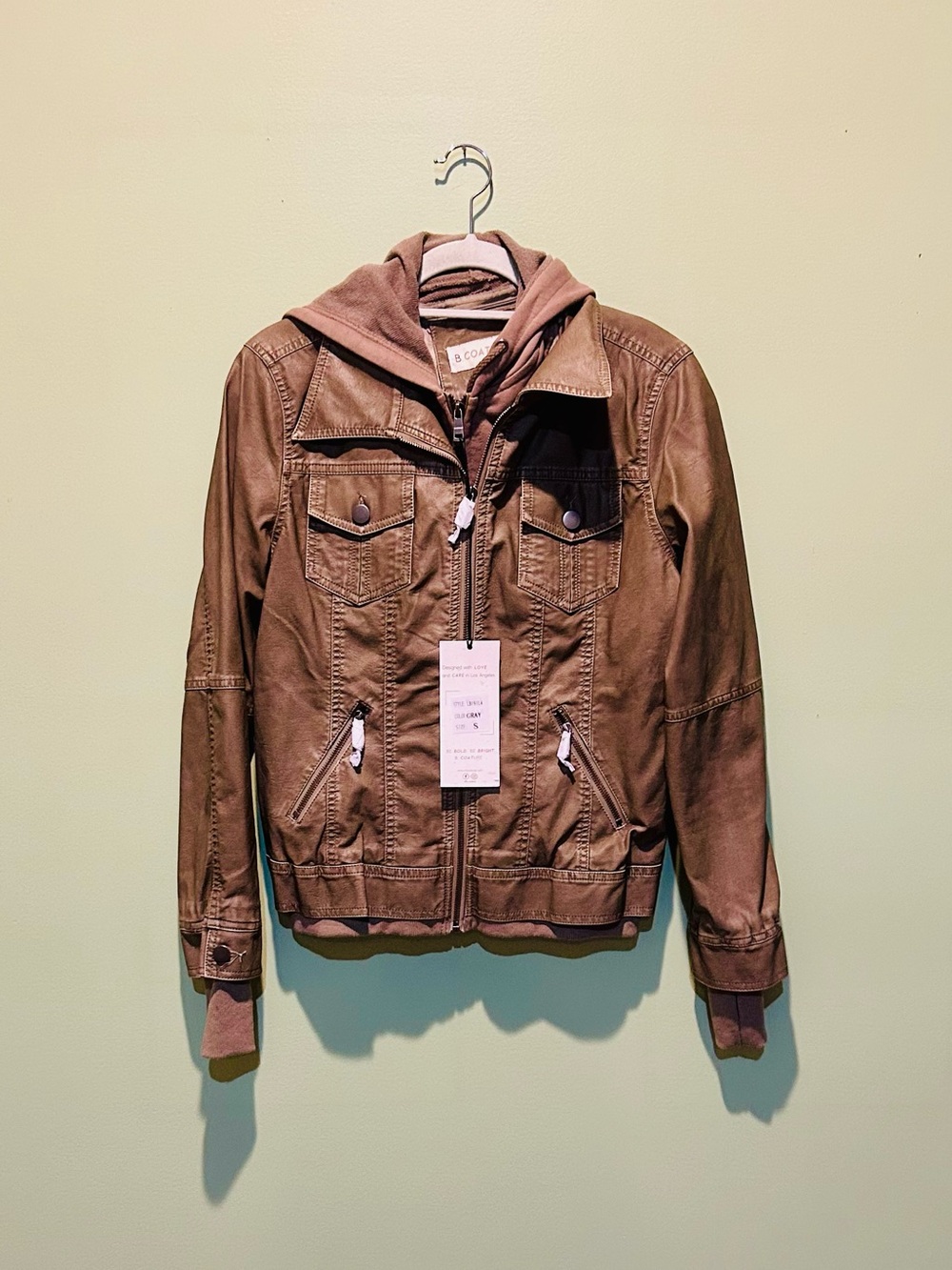B. Coature Brown Utility Jacket